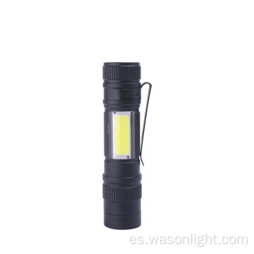 Nuevo EDC Side COB Mini AA Antorcha Luz